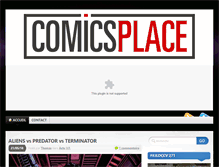 Tablet Screenshot of comicsplace.net